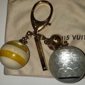 AUTHENTIC LOUIS VUITTON BIJOUX CROISETTE KEYCHAIN